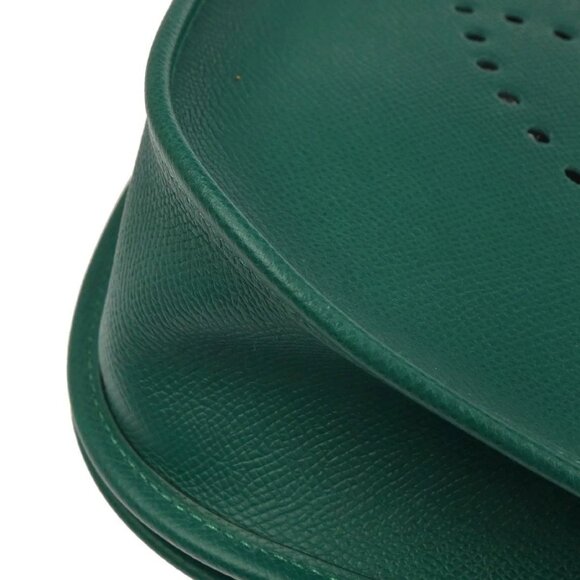 Hermes Malachite Epsom Evelyne 3 29 PM Shoulder Bag BA□Q 117404 - Picture 3 of 10